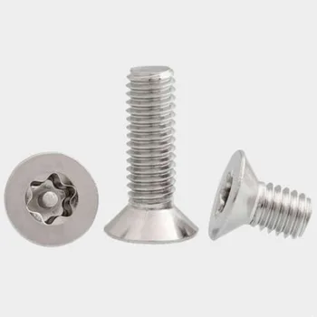 10/50pc M3 M4 M5 M6 304 stainless steel Six Lobe Torx Flat Countersunk Head with Pin Tamper Proof Anti Theft Security Screw Bolt
10/50pc M3 M4 M5 M6 304 stainless steel Six Lobe Torx Flat Countersunk Head with Pin Tamper Proof Anti Theft Security Screw Bolt