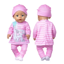2022 Fit 18 inch Born New Baby Doll Clothes Accessories 43cm Pink Bear Hat Jumpsuit For Baby Festival Gift 
2022 Fit 18 inch Born New Baby Doll Clothes Accessories 43cm Pink Bear Hat Jumpsuit For Baby Festival Gift