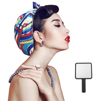 90x160mm Handheld Makeup Mirror Cosmetic Mirror Single-Sided Looking Glass Portable Mirror for Women Girls Black
90x160mm Handheld Makeup Mirror Cosmetic Mirror Single-Sided Looking Glass Portable Mirror for Women Girls Black