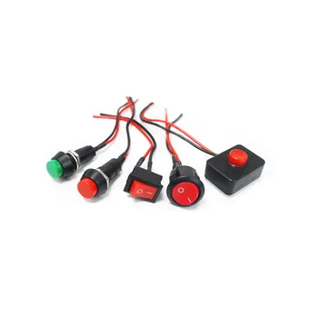 1pcs Push button switch waterproof small car circuit wire speaker electrical mini shape round line
1pcs Push button switch waterproof small car circuit wire speaker electrical mini shape round line