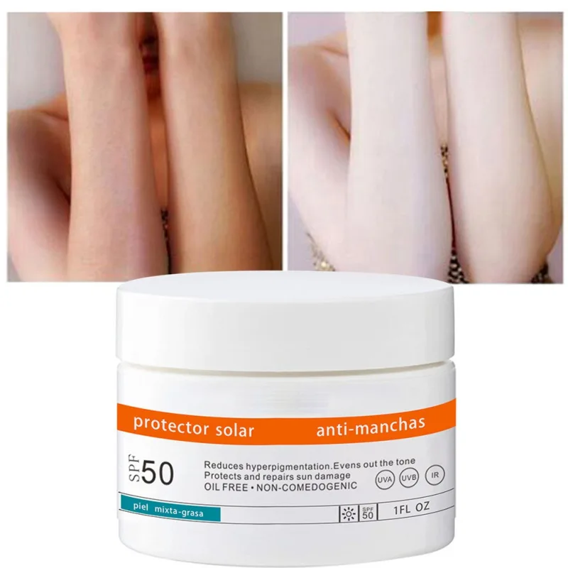 Солнцезащитный крем для кожи лица, 30 мл, SPF50, защита от солнца, отбеливание, антивозрастной контроль жирности, увлажняющий корректор темных точек, крем для лица
Солнцезащитный крем для кожи лица, 30 мл, SPF50, защита от солнца, отбеливание, антивозрастной контроль жирности, увлажняющий корректор темных точек, крем для лица