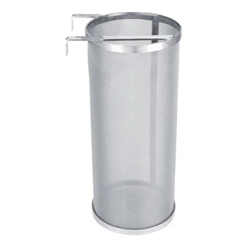 Beer Hops Filter 300 Micrometre Stainless Steel Beer Hops Mesh Filter with Hook 15X35cm
Beer Hops Filter 300 Micrometre Stainless Steel Beer Hops Mesh Filter with Hook 15X35cm