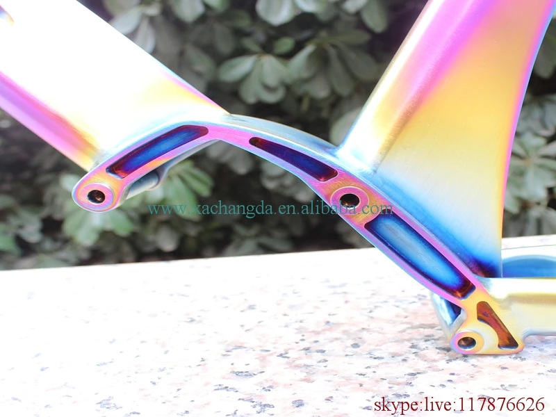 Best titanium bmx bicycle frame with 44mm head tube and breeze dropouts BSA thread BB shell 3