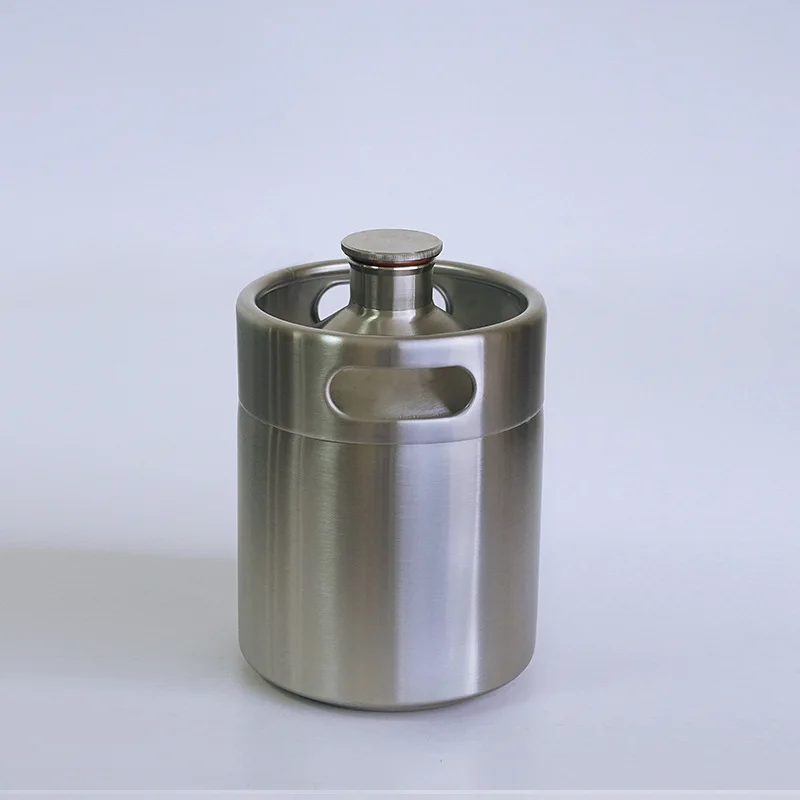 2L 3.6L 5L Beer Keg Pressurized Growler Home Brewing Bottle Homebrew Dispenser System 18/8 Stainless Steel Jar 1 Wall
2L 3.6L 5L Beer Keg Pressurized Growler Home Brewing Bottle Homebrew Dispenser System 18/8 Stainless Steel Jar 1 Wall