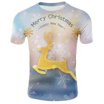 Christmas Elk T shirts Unisex Summer Streetwear Tops Casual O Neck Short Sleeve Women Men Cute Xmas 3d T shirt 2XS-4XL 
Christmas Elk T shirts Unisex Summer Streetwear Tops Casual O Neck Short Sleeve Women Men Cute Xmas 3d T shirt 2XS-4XL