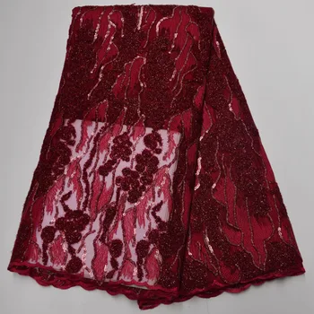 2019 high quality sequence French Nigerian sequins net African tulle mesh sequence lace fabric for dress 5yards/lot QA8-2
2019 high quality sequence French Nigerian sequins net African tulle mesh sequence lace fabric for dress 5yards/lot QA8-2