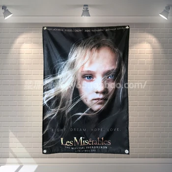 "Les Miserables" classic movie Banners Wall Flags Tapestry Cloth Art Bar Cafe Hotel Theme Background Decoration 
"Les Miserables" classic movie Banners Wall Flags Tapestry Cloth Art Bar Cafe Hotel Theme Background Decoration