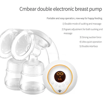 Intelligent LCD Electric Breast Pump Breast Feeding Automatic Massage USB Double Bottles Electric Breast Pumps Mar16
Intelligent LCD Electric Breast Pump Breast Feeding Automatic Massage USB Double Bottles Electric Breast Pumps Mar16