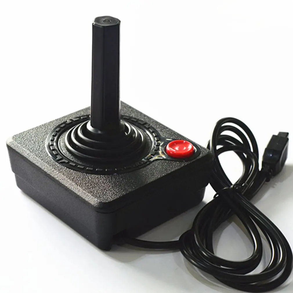 Upgraded 1.5M Gaming Joystick Controller For Atari 2600 game rocker With 4-way Lever And Single Action Button Retro Gamepad
Upgraded 1.5M Gaming Joystick Controller For Atari 2600 game rocker With 4-way Lever And Single Action Button Retro Gamepad