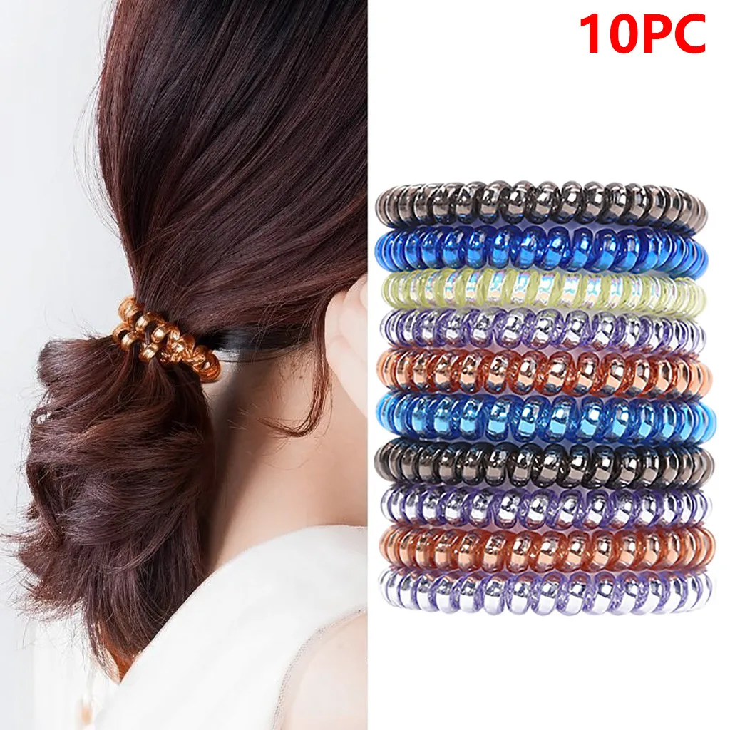 Telephone 10 PCS Line Cord Bobble Rubber Bands Tie Transparent Clear Gum Elastic Hair Bands Candy Colors Hair Accessories
Telephone 10 PCS Line Cord Bobble Rubber Bands Tie Transparent Clear Gum Elastic Hair Bands Candy Colors Hair Accessories
