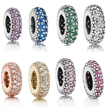 2020 Original 925 Sterling Silver Charms Fit Pandora Charm Bracelets Jewelry DIY pink Shiny zircon Spacer Beads 
2020 Original 925 Sterling Silver Charms Fit Pandora Charm Bracelets Jewelry DIY pink Shiny zircon Spacer Beads