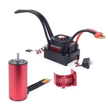 KK Waterproof Set 3674 1900KV 2250KV Brushless Motor w/Heat Sink 120A ESC for 1/10 1/8 RC Car Accessories 
KK Waterproof Set 3674 1900KV 2250KV Brushless Motor w/Heat Sink 120A ESC for 1/10 1/8 RC Car Accessories