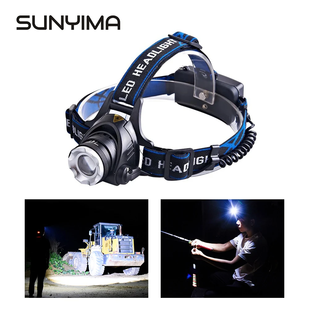 SUNYIMA LED Headlight T6 Zoom Led Headlamp Body Motion Sensor Headlight Camping Flashlight Head Light Torch Lamp With USB
SUNYIMA LED Headlight T6 Zoom Led Headlamp Body Motion Sensor Headlight Camping Flashlight Head Light Torch Lamp With USB