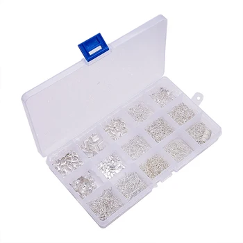 Chain Extensions Earring Hooks Clasps Craft Pins Metal With Storage Box Jewelry Findings Set DIY Bead Caps Accessories
Chain Extensions Earring Hooks Clasps Craft Pins Metal With Storage Box Jewelry Findings Set DIY Bead Caps Accessories
