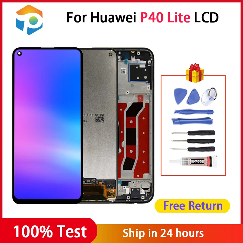 6.4" Original For HUA WEI P40 Lite LCD Display Nova 6SE Touch Screen Replacement For Hua wei P40 Lite Screen Digitizer Assembly
6.4" Original For HUA WEI P40 Lite LCD Display Nova 6SE Touch Screen Replacement For Hua wei P40 Lite Screen Digitizer Assembly