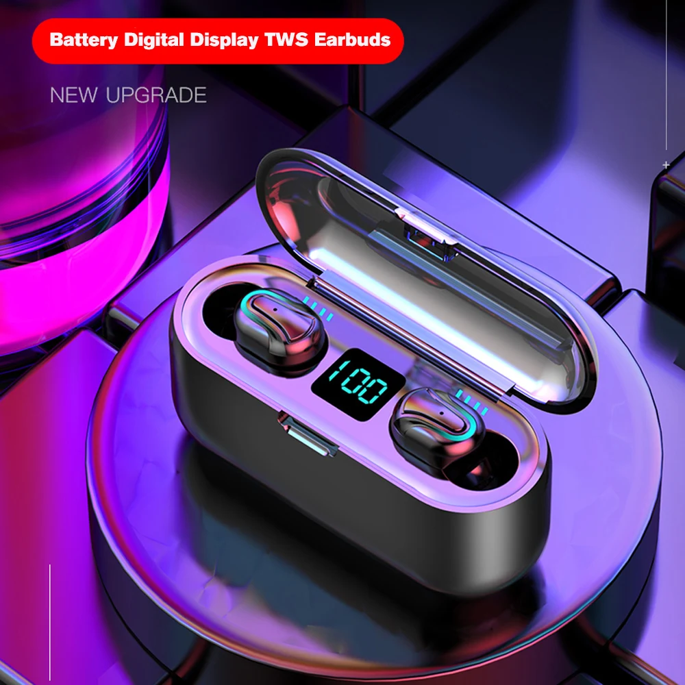 Bluetooth Wireless Earphone In-Ear Waterproof Sport Earbuds Noise Reduction Gaming Headset with Charging Box for Smart Phone
Bluetooth Wireless Earphone In-Ear Waterproof Sport Earbuds Noise Reduction Gaming Headset with Charging Box for Smart Phone