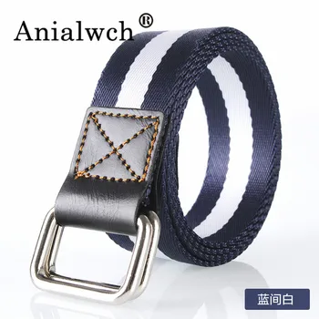 115*3.8cm Canvas Belts for men D-Double ring buckle Buckle jeans Punk Waist Strap Women Men Teenager Long Wide white Belts U020
115*3.8cm Canvas Belts for men D-Double ring buckle Buckle jeans Punk Waist Strap Women Men Teenager Long Wide white Belts U020