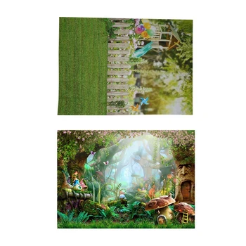 2Pcs 7X5Ft Fairytale Dreamlike Nature Forest Life Background Photographical Backdrops for Photo Studios Kids & Spring Fresh Scen
2Pcs 7X5Ft Fairytale Dreamlike Nature Forest Life Background Photographical Backdrops for Photo Studios Kids & Spring Fresh Scen