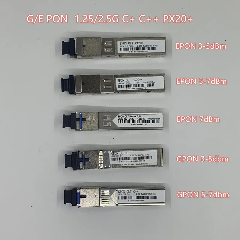 

Epon GPON SC OLT оптический трансивер PX20 + PX20 ++ Px20 +++ C + C ++ SFPOLT1.25G 1490/1310nm 3-7dBm Sc Olt Ftth Solutionmodule Voor