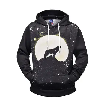 2019 New Arrival Beautiful Starry Sky 3D Printing Unisex Pullover Hoodies Fashionable Wolf Howl Image Long Sleeve Sweatshirt
2019 New Arrival Beautiful Starry Sky 3D Printing Unisex Pullover Hoodies Fashionable Wolf Howl Image Long Sleeve Sweatshirt