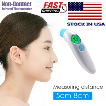 Forehead Temperature Gun, Non-Contact Infrared Forehead Thermometer with Digital LCD Display, Accurate Instant Readings Fever
Forehead Temperature Gun, Non-Contact Infrared Forehead Thermometer with Digital LCD Display, Accurate Instant Readings Fever