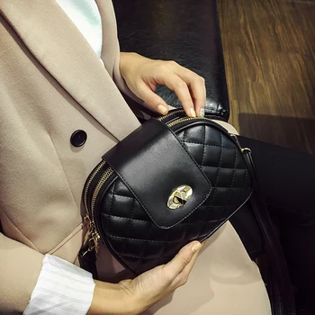 Mini Bag Women's One Shoulder Messenger Bag 2020 New Solid Color Buckle Zipper Fshion Lingge Three Layer Bag Mobile Bag
Mini Bag Women's One Shoulder Messenger Bag 2020 New Solid Color Buckle Zipper Fshion Lingge Three Layer Bag Mobile Bag