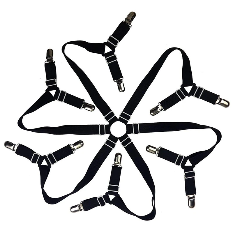 Bed Sheet Clip,Sheet Strap,Bed Sheet Clip,3 Way 6 Sides Adjustable Elastic And Firm,Suitable For All Round And Square Mattresses
Bed Sheet Clip,Sheet Strap,Bed Sheet Clip,3 Way 6 Sides Adjustable Elastic And Firm,Suitable For All Round And Square Mattresses
