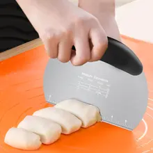 Multi-purpose Stainless Dough Pizza Steel Scraper Cake Cream Flexible Chopper Food-Safe Dough Cutter Kitchen Tools
Multi-purpose Stainless Dough Pizza Steel Scraper Cake Cream Flexible Chopper Food-Safe Dough Cutter Kitchen Tools