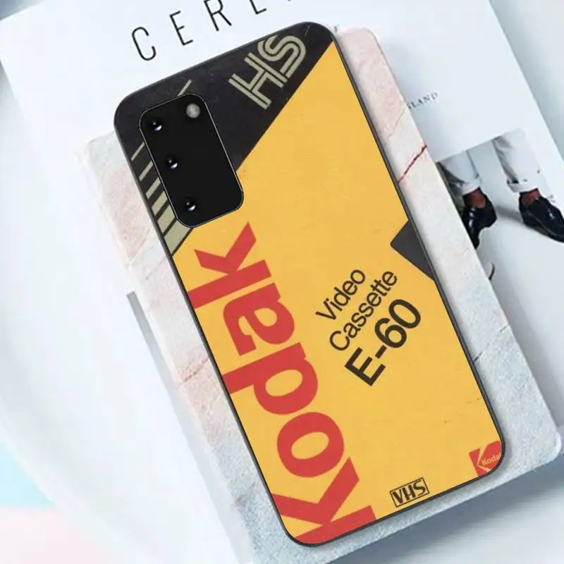 TOPLBPCS Japanese brand film Fashion Soft Kodak Soft Phone Cover for Samsung S6 S10 5G S7 EDGE S8 S9 S10 S20 PLUS S10Lite