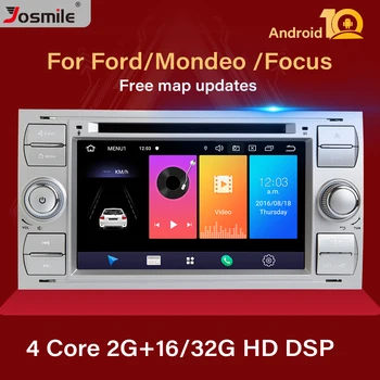 4 Core 2 din Android 10 Car DVD player For Ford Focus 23 mk2 Mondeo 4 Kuga Fiesta Transit Connect S-C MAX GPS Navigation Camera
4 Core 2 din Android 10 Car DVD player For Ford Focus 23 mk2 Mondeo 4 Kuga Fiesta Transit Connect S-C MAX GPS Navigation Camera
