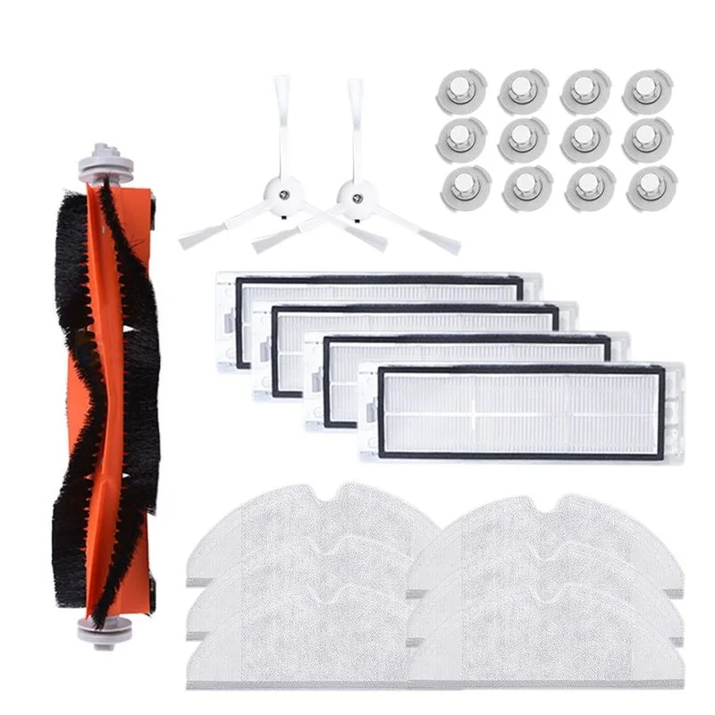 Mijia 25Pcs/set HEPA Filter Side Brush Mop Cloth Water Tank Filter Accessories Replacement for Robot Vacuum Cleaner 
Mijia 25Pcs/set HEPA Filter Side Brush Mop Cloth Water Tank Filter Accessories Replacement for Robot Vacuum Cleaner