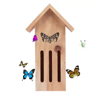 Wooden Butterfly House Safe Protective Insect House for Provide Butterflies with a Safe Haven to Rest
Wooden Butterfly House Safe Protective Insect House for Provide Butterflies with a Safe Haven to Rest