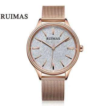 Ruimas Luxury Rose Gold Women Watches Minimalism Starry sky Magnet Buckle Fashion Casual Female Wristwatch Wristwatch for Lady
Ruimas Luxury Rose Gold Women Watches Minimalism Starry sky Magnet Buckle Fashion Casual Female Wristwatch Wristwatch for Lady