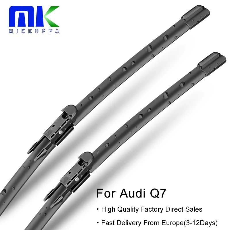 QEEPEI 26"+24" Wiper Blades For Audi Q7 2006 Onwards Auto Rubber Front Windscreen Wipers Windshield Wipers Car Accessories
QEEPEI 26"+24" Wiper Blades For Audi Q7 2006 Onwards Auto Rubber Front Windscreen Wipers Windshield Wipers Car Accessories