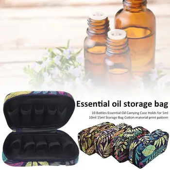 NEW 10 Bottles Essential Oil Carrying Case Holds for 5ml 10ml 15ml Storage Bag Cotton material print pattern #BO
NEW 10 Bottles Essential Oil Carrying Case Holds for 5ml 10ml 15ml Storage Bag Cotton material print pattern #BO