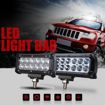 

2PCS 4inch 7inch 9inch led working lights 18W 36W 54W Spot Flood Combo work light bar For car SUV offroad barra led 4x4 12V 24V