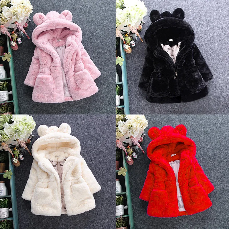 FAVSPORTS 2019 New Winter Baby Girls Clothes Faux Fur Fleece Coat Warm Jacket Snowsuit 1-8Y Baby Hooded Jacket Outerwear
FAVSPORTS 2019 New Winter Baby Girls Clothes Faux Fur Fleece Coat Warm Jacket Snowsuit 1-8Y Baby Hooded Jacket Outerwear
