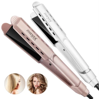 Hair Straightener Four-gear Temperature Adjustment Ceramic Tourmaline Ionic Flat Iron Curling Iron Hair Curler For Women Hair
Hair Straightener Four-gear Temperature Adjustment Ceramic Tourmaline Ionic Flat Iron Curling Iron Hair Curler For Women Hair