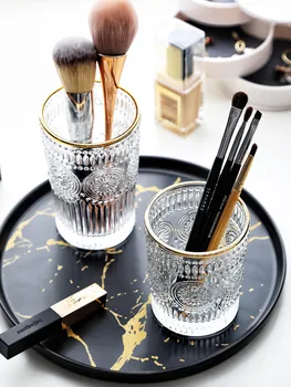 Small Glass Bottle European Decorative Jar Glass Cup Cosmetic Pen Storage Bottle Christmas Decorations for Home
Small Glass Bottle European Decorative Jar Glass Cup Cosmetic Pen Storage Bottle Christmas Decorations for Home