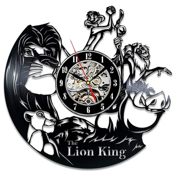 The Lion King Vinyl Record Wall Clock Modern Design Nursery 3D Decoration Cute Cartoon Vinyl Watch Wall Clocks Home Decor
The Lion King Vinyl Record Wall Clock Modern Design Nursery 3D Decoration Cute Cartoon Vinyl Watch Wall Clocks Home Decor