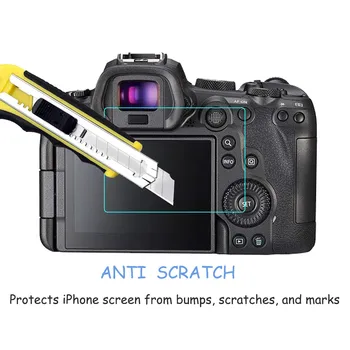 2pcs 2.5D 9H Clear Tempered Glass For Canon EOS R6 R5 Digital Camera Screen Protector LCD Anti-Scratch Water-proof Film EOS R6
2pcs 2.5D 9H Clear Tempered Glass For Canon EOS R6 R5 Digital Camera Screen Protector LCD Anti-Scratch Water-proof Film EOS R6
