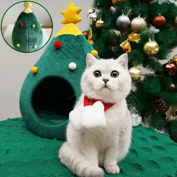 Christmas Tree Shape Dog Cat Bed House Soft Nest Tree Shape Pet Bed Cat Winter Warm Bed Cave Tent Pet Accessories
Christmas Tree Shape Dog Cat Bed House Soft Nest Tree Shape Pet Bed Cat Winter Warm Bed Cave Tent Pet Accessories