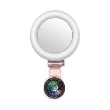 Funipica Portable Phone Camera Lens with Makeup Mirror Undistorted Wide Angle Macro Lens 60Pcs Led Beads Adjustable Brightness F
Funipica Portable Phone Camera Lens with Makeup Mirror Undistorted Wide Angle Macro Lens 60Pcs Led Beads Adjustable Brightness F