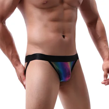 Fashion Rainbow Mens Double Thongs Personality Low Waist Open Buttocks U Convex Pouch Men Underwea Gay Backless Thongs
Fashion Rainbow Mens Double Thongs Personality Low Waist Open Buttocks U Convex Pouch Men Underwea Gay Backless Thongs