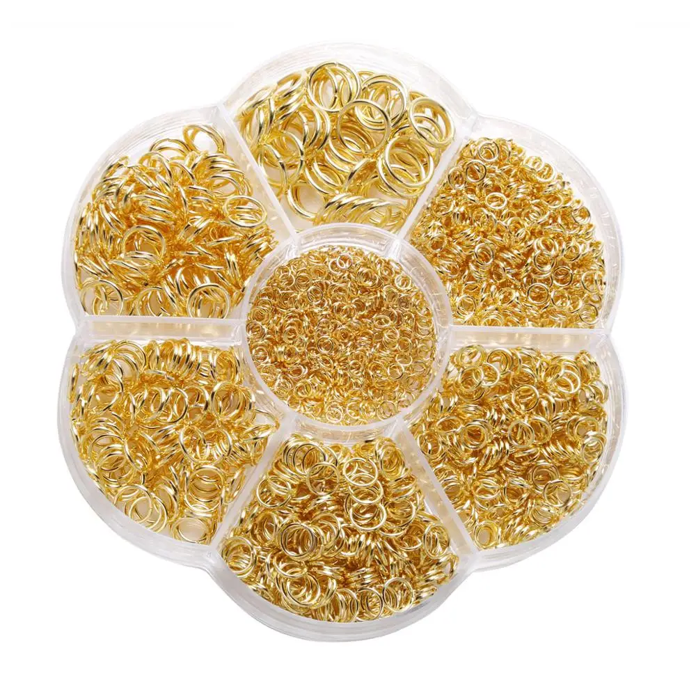 1450pcs/set 3/4/5/6/7/8/10MM Jump Rings&Split Rings DIY Jewelry Making Jewelry Findings&Components
1450pcs/set 3/4/5/6/7/8/10MM Jump Rings&Split Rings DIY Jewelry Making Jewelry Findings&Components