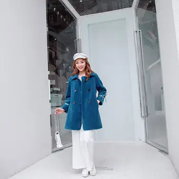 2019 New Winter Women Casual Real Sheep Shearing Fur Slim Coat Female Natural Wool Fur Warm Thicken Jacket Outerwear Abrigo J120
2019 New Winter Women Casual Real Sheep Shearing Fur Slim Coat Female Natural Wool Fur Warm Thicken Jacket Outerwear Abrigo J120