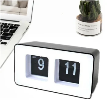 Flip Table Clock Page Turning Square Auto Simple Timer 12 Hours Arabic Numerals Desktop Watch Horloges Office Home Decor Modern
Flip Table Clock Page Turning Square Auto Simple Timer 12 Hours Arabic Numerals Desktop Watch Horloges Office Home Decor Modern