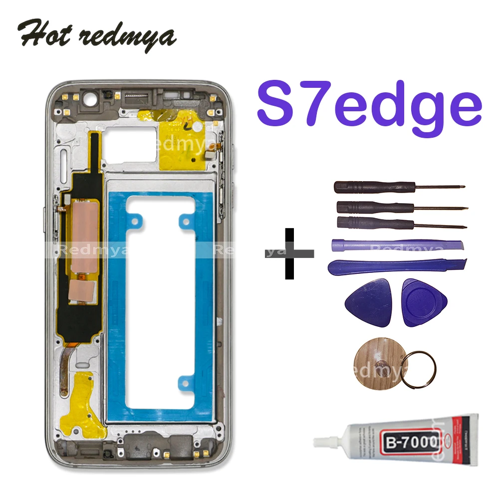 LCD Middle Back Frame Chassis Plate Bezel Back Housing For Samsung Galaxy S7 edge G935 G935F Middle Frame Replacemenrt Parts
LCD Middle Back Frame Chassis Plate Bezel Back Housing For Samsung Galaxy S7 edge G935 G935F Middle Frame Replacemenrt Parts