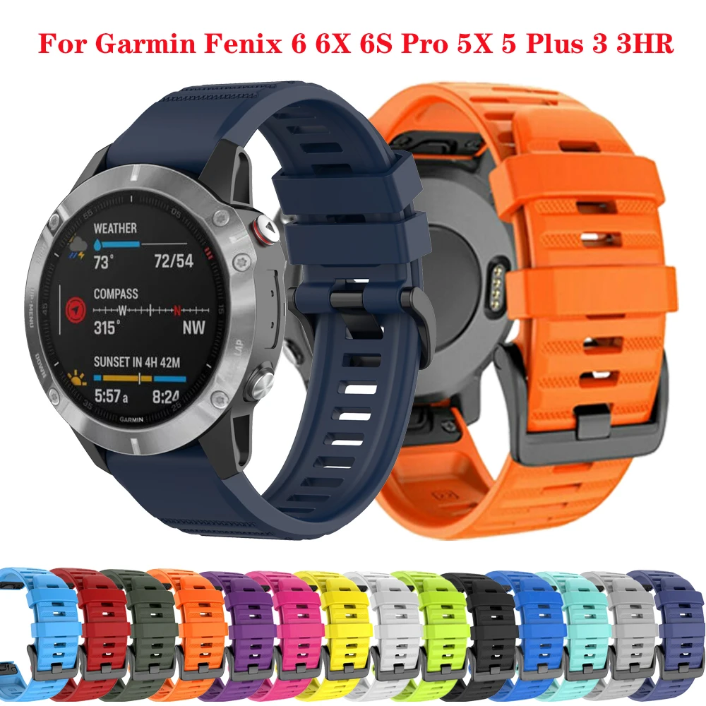 20 22 26mm Quick Release EasyFit strap for Garmin Fenix 6X 6 Pro Fenix 3 3 HR Silicone Strap for Garmin Fenix 5X 5 5X Plus Strap
20 22 26mm Quick Release EasyFit strap for Garmin Fenix 6X 6 Pro Fenix 3 3 HR Silicone Strap for Garmin Fenix 5X 5 5X Plus Strap