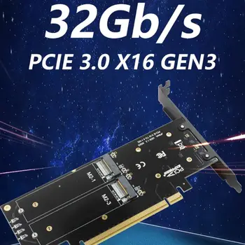 M.2 X16 to 4X NVME PCIE3.0 GEN3 RAID Card PCI-E VROC CARD RAID NVMEx4 Adapter
M.2 X16 to 4X NVME PCIE3.0 GEN3 RAID Card PCI-E VROC CARD RAID NVMEx4 Adapter